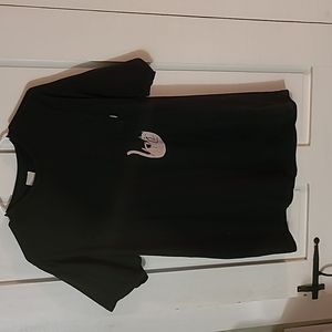 RipNDip men's large black upside down picket t shirt